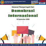 Selamat Memperingati Hari Demokrasi Internasional