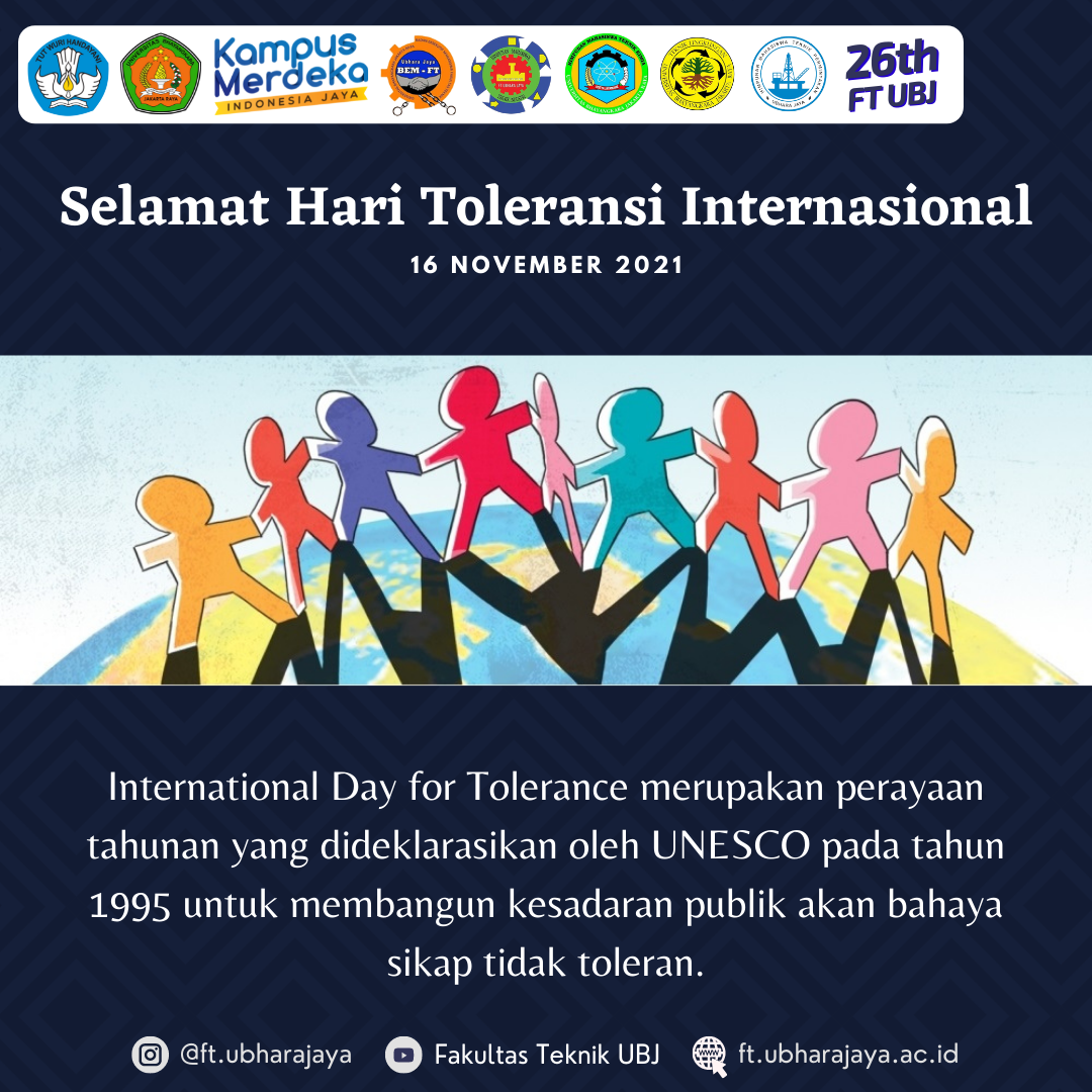 Selamat Hari Toleransi Internasional