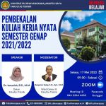 Pembekalan Kuliah Kerja Nyata Semester Genap 2021/2022
