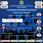 Yudisium Program Sarjana Fakultas Teknik (Senin, 19 Februari 2024)