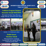 Yudisium Program Sarjana Fakultas Teknik Universitas Bhayangkara Jakarta Raya Semester Ganjil 2023/2024